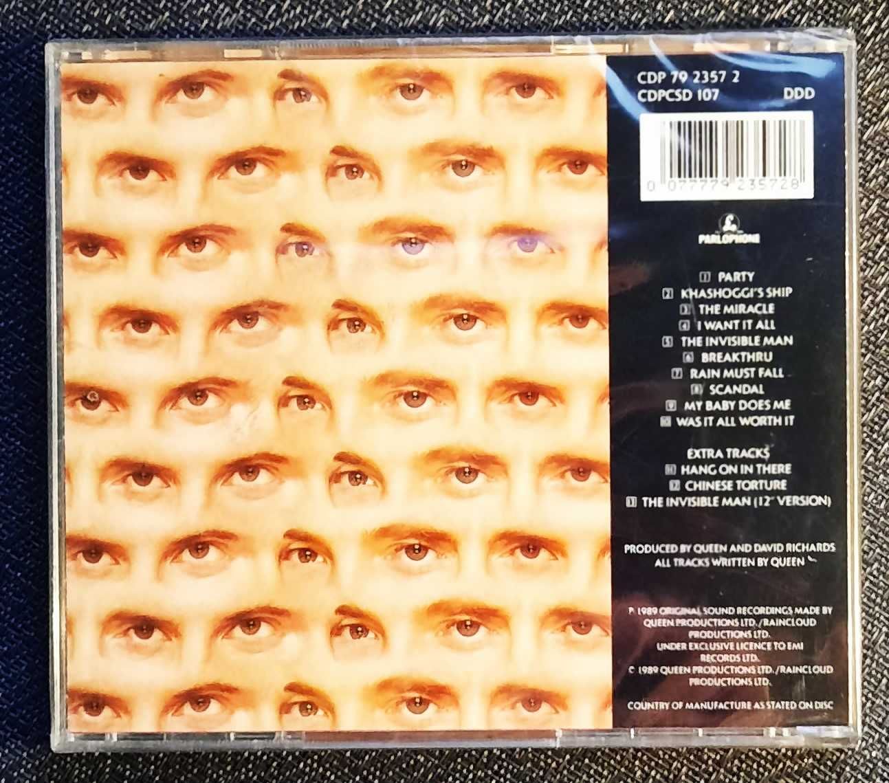 Znakomity Album CD Zespołu QUEEN -   Album The Miracle CD