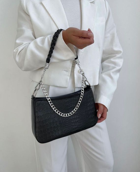 Сумка багет жіноча