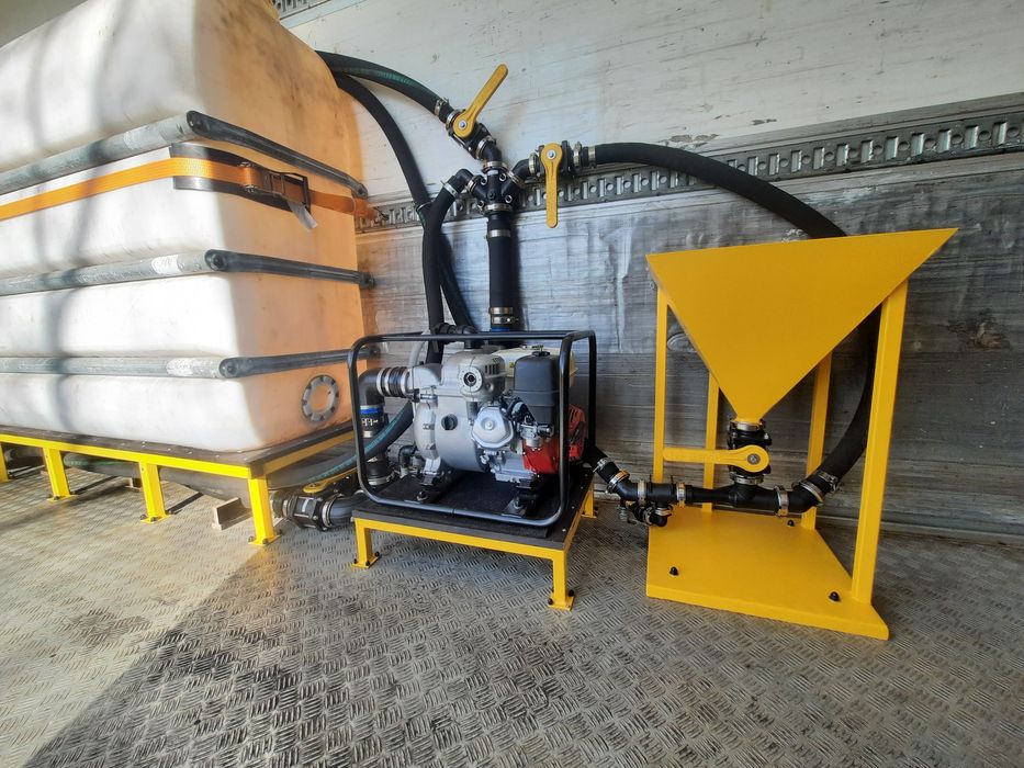 system płuczkowy, zabudowa, mieszalnik bentonitu, przewierty