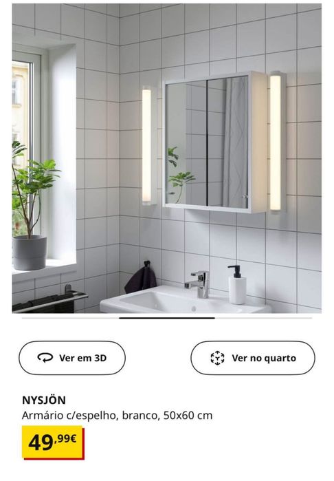 Móvel WC espelhado NOVO - IKEA