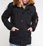 Nowa kurtka zimowa parka Alpha Industries Polar Jackett black rozm XL