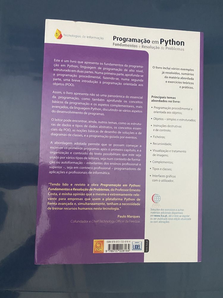 Livro sobre Programação em Python