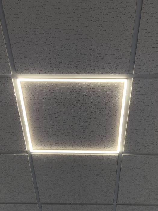 Aro Quadrado de Led para teto falso 60x60cm