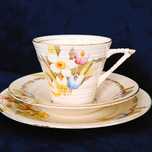 **LATO**filiżanka Art deco porcelana PHOENIX WARE 1920+