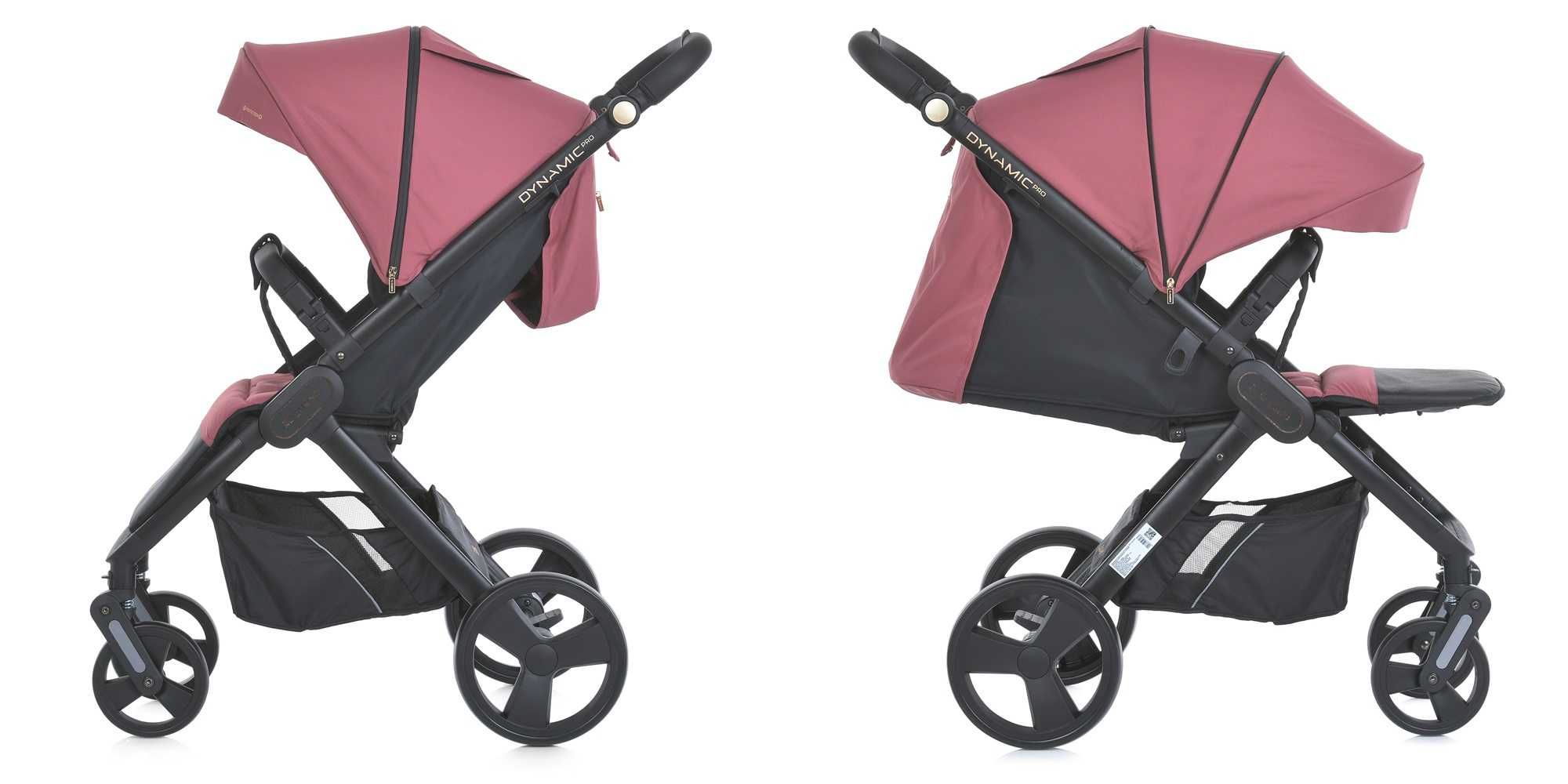 Детская прогулочная коляска El Camino DYNAMIC PRO Dusty Rose ME 1053-3