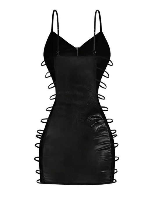 Latexowa sukienka plus stringi rozm L/XL