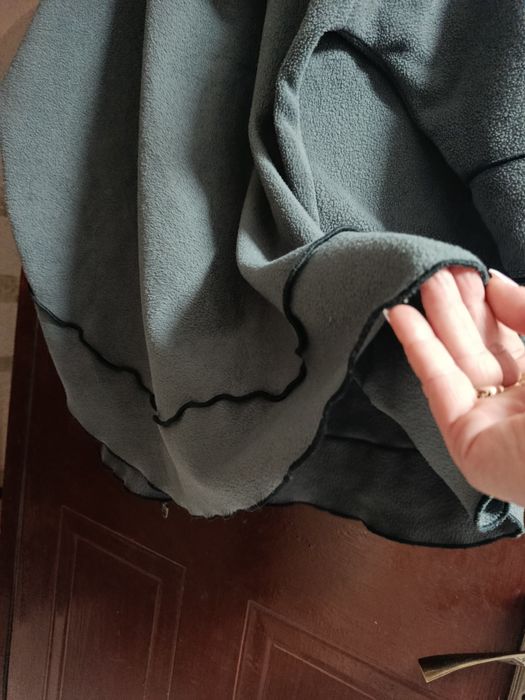 Женский пончо флис