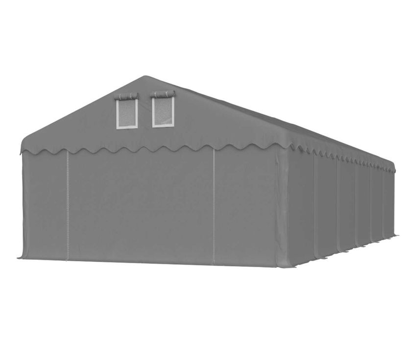 8x12x2m Namiot Handlowy STANDARD Szary Wyprzedaż outlet magazyn Tanio