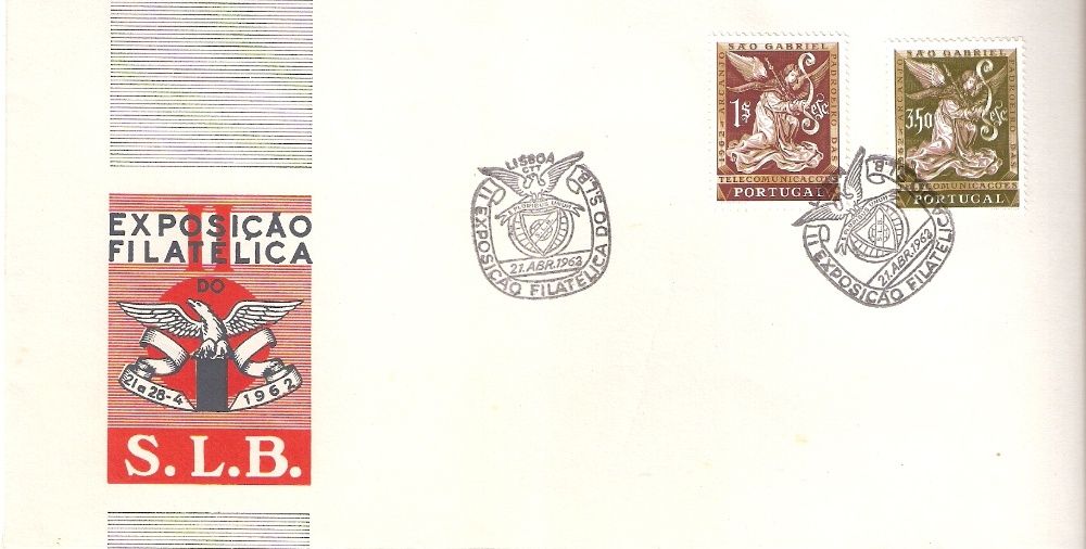 Filatelia FDC's Anos 60 e 70 + EXPO BENFICA 1962