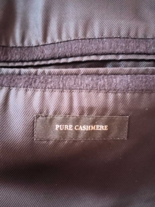 Kaszmirowy płaszcz firmy Ermenegildo Zegna. Pure Cashmere. Roz. 56.