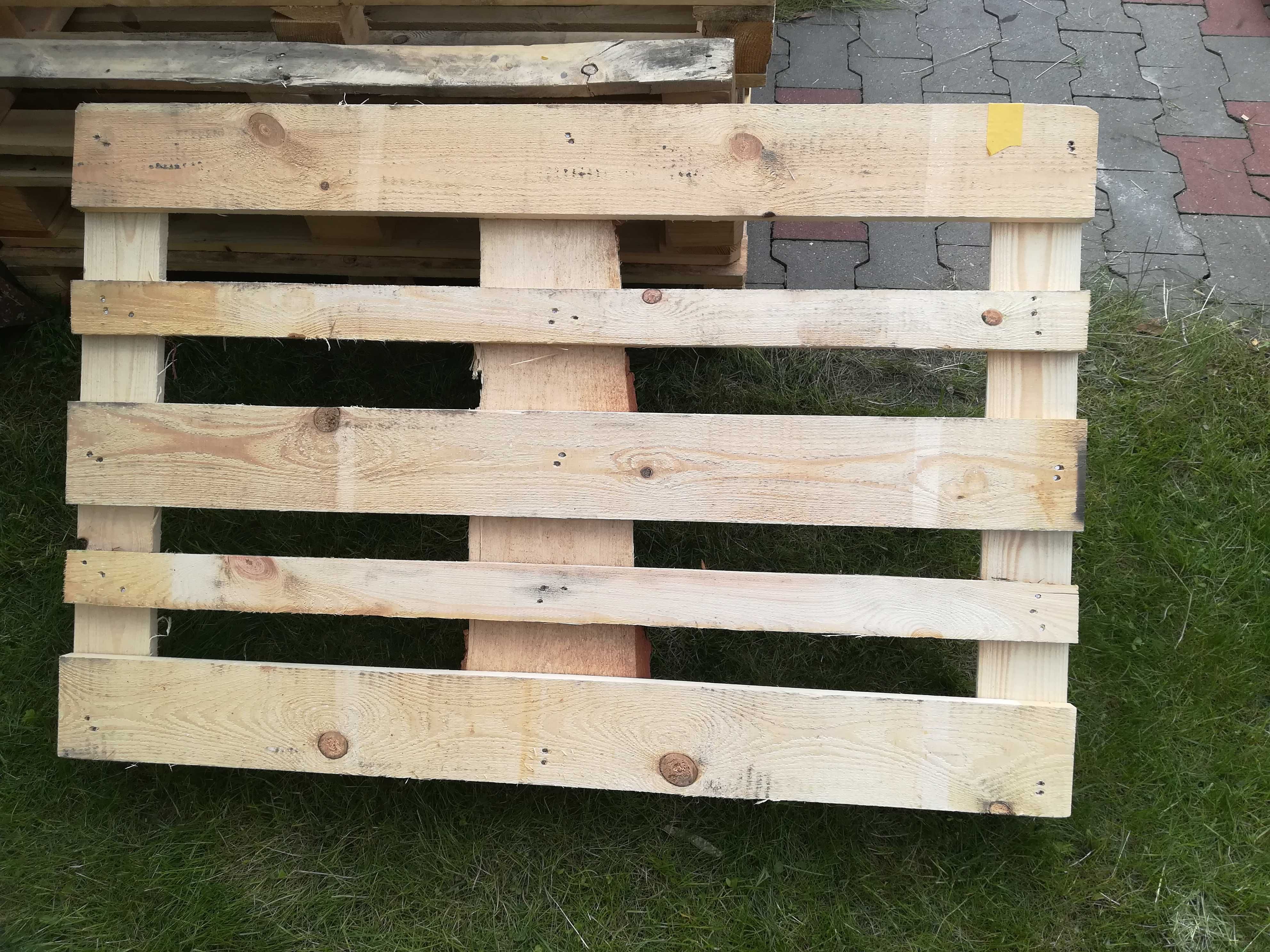 Palety wymiar EURO 120x80cm jasne jak nowe na meble ogrodowe