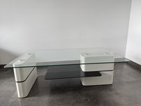 Ława ze szklanym blatem Tempered Glass !!SUPER CENA!!