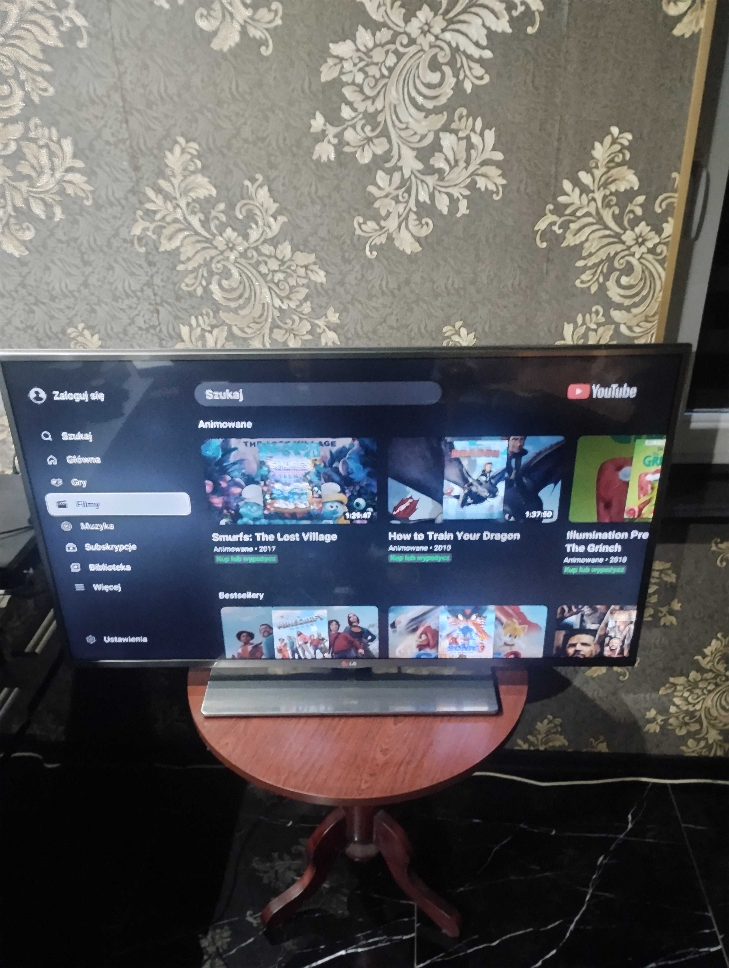 Telewizor LG 42" LED TV SMART 3D DVB-T2 HEVC 3xHdmi 3xUsb STAN BDB  !