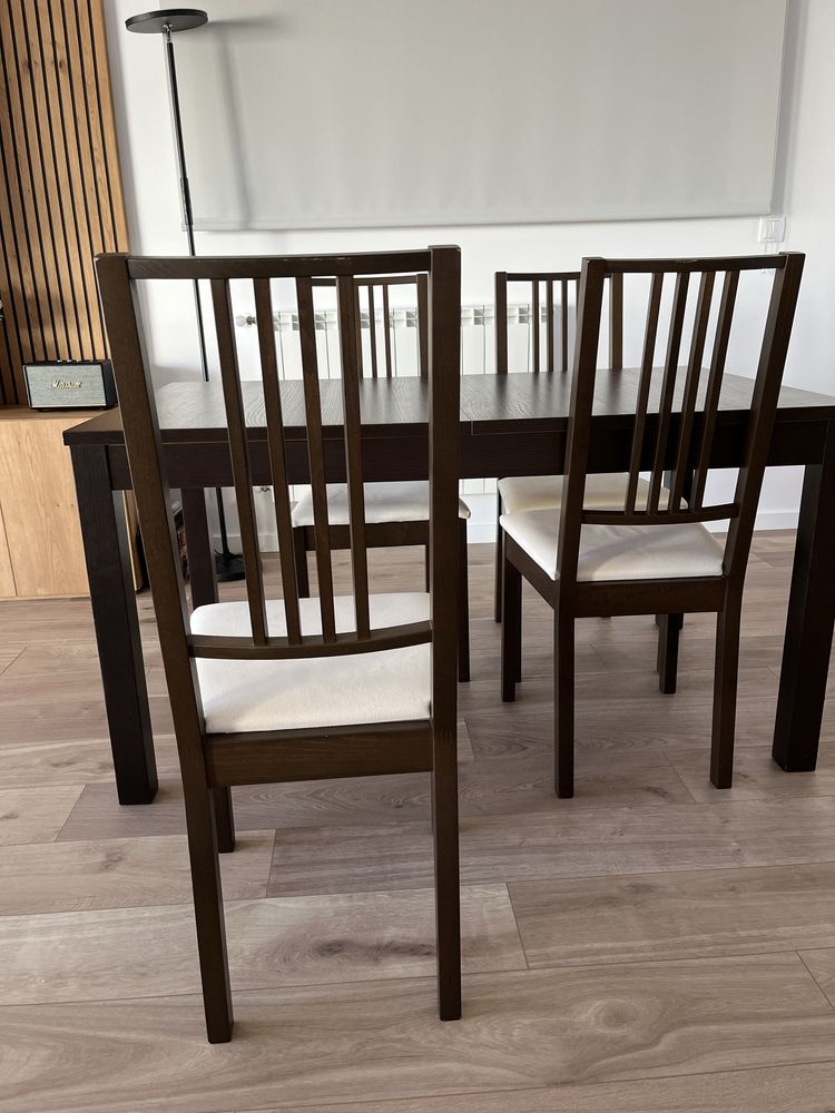 Mesa e cadeiras IKEA BJURSTA
