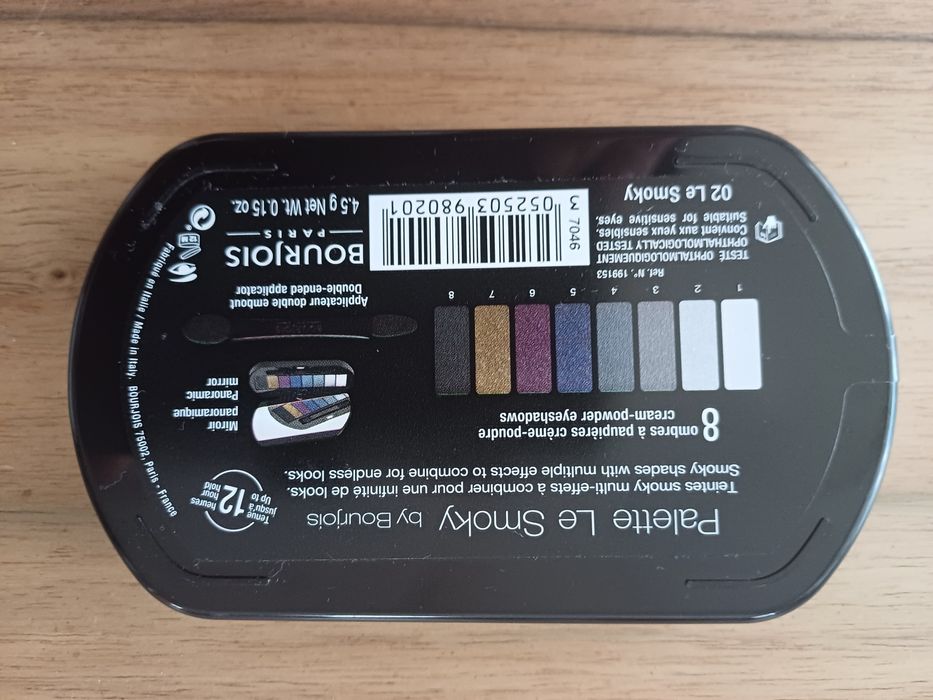 Bourjouis cienie do powiek 02 Le Smoky Nowe