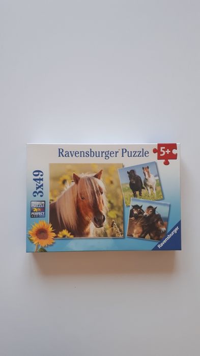 Puzzle Konie Ravensburger 5+