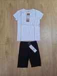 R. 140 coccodrillo strój gimnastyczny szkolny t-shirt legginsy