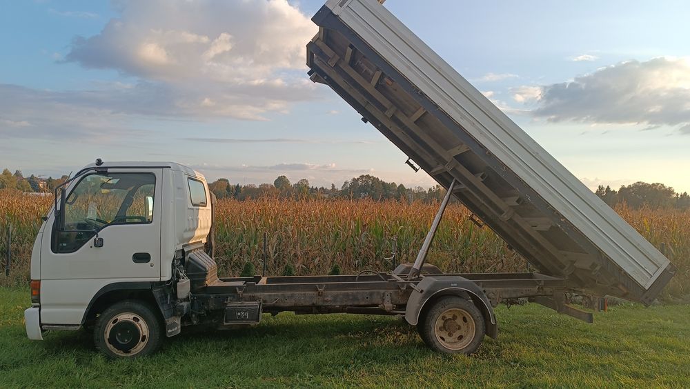 Isuzu NPR 77L skrzynia, wywrotka