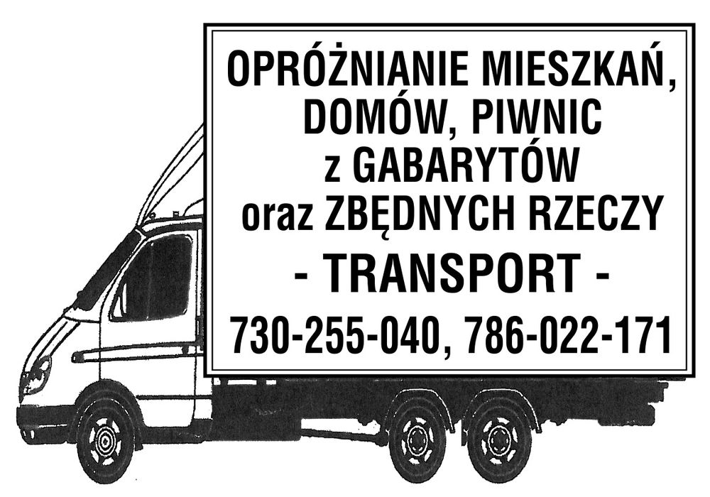 Graty z chaty, przeprowadzki domy, mieszkania,piwnice itd