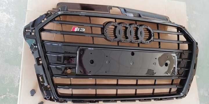 Atrapa Grill Audi A3 2016+ w stylu S3 Black