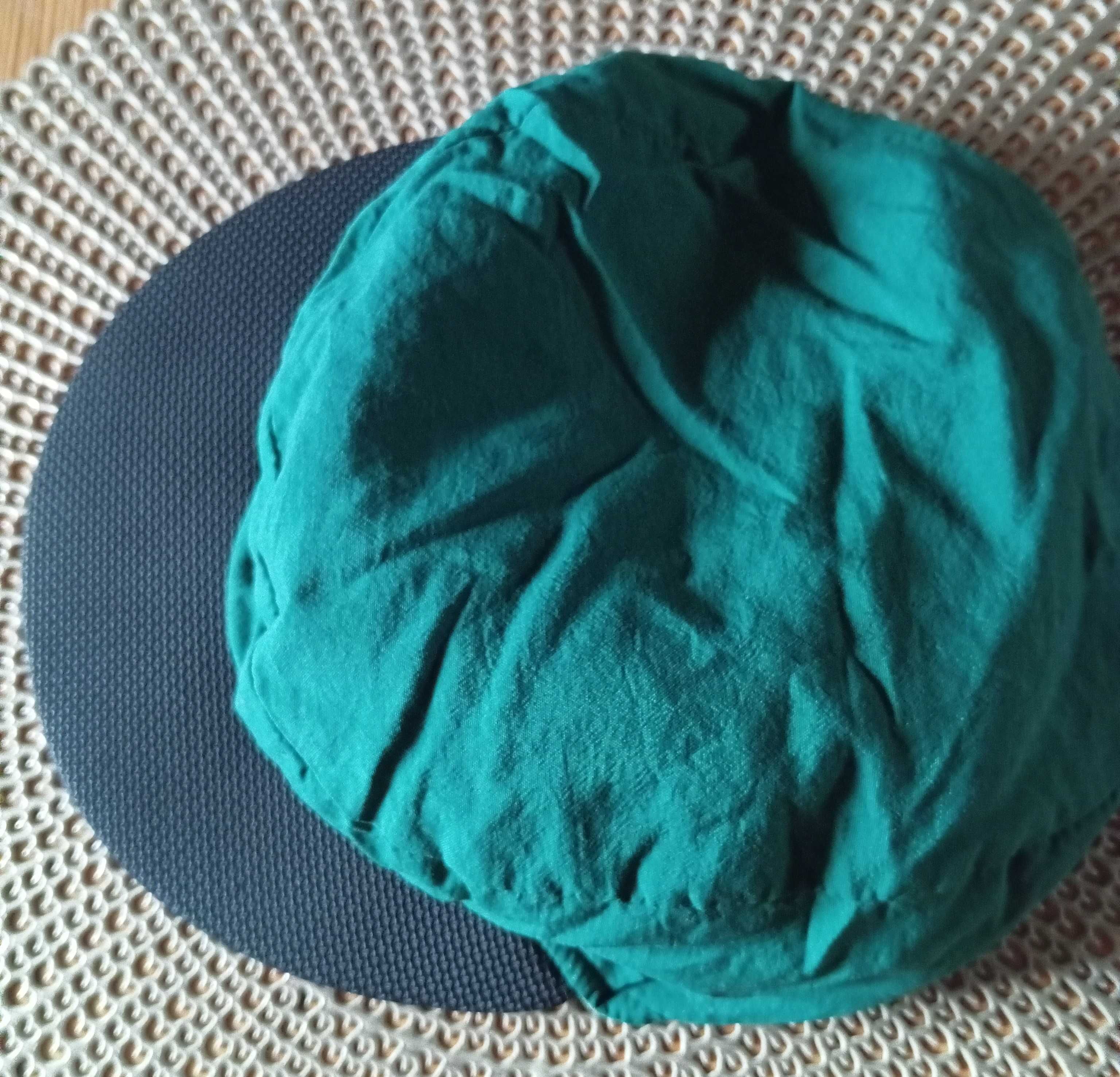 Chaskee dwustronna czapka z daszkiem, zielona w kratę, uniwersalna