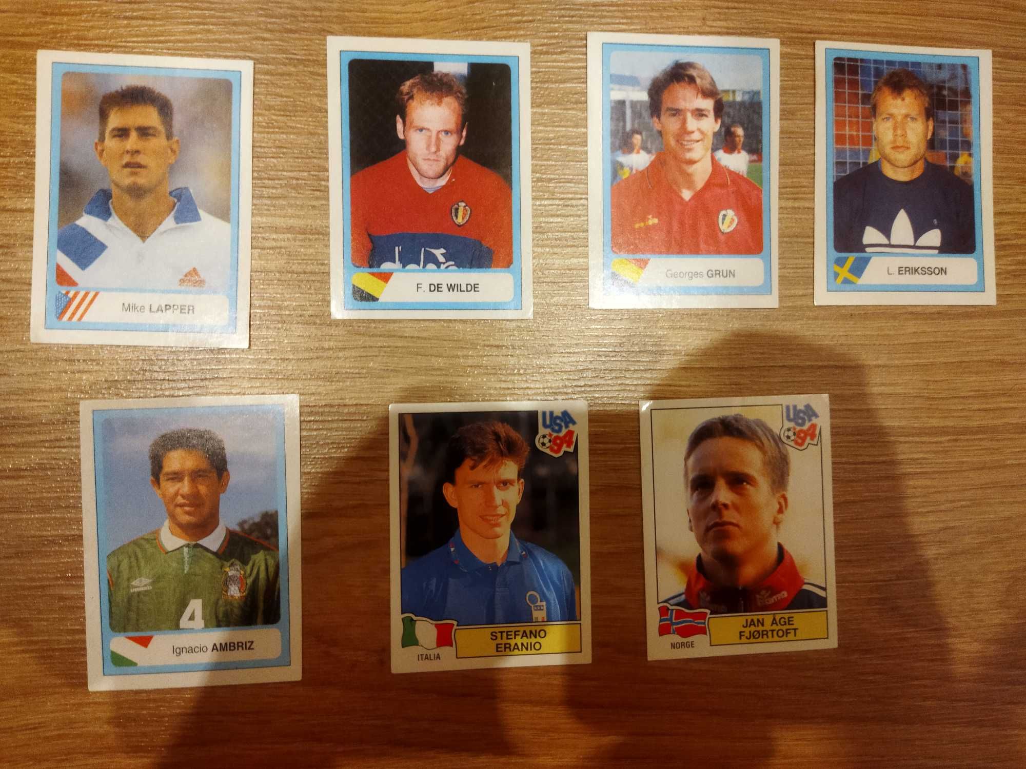 7 Cromos Manil/Panini world Cup USA 94