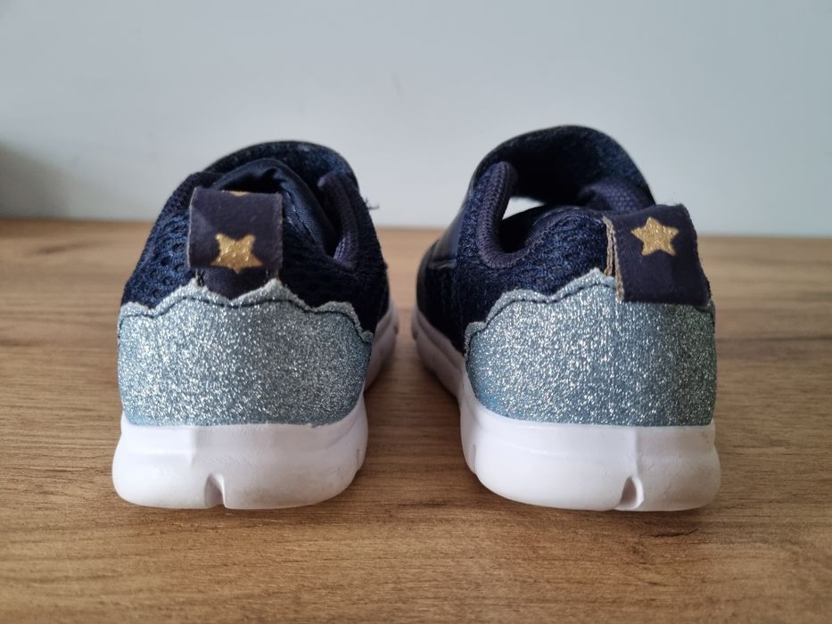 Buty adidaski na rzepy, sneakersy dla dziewczynki r.22 Bibi