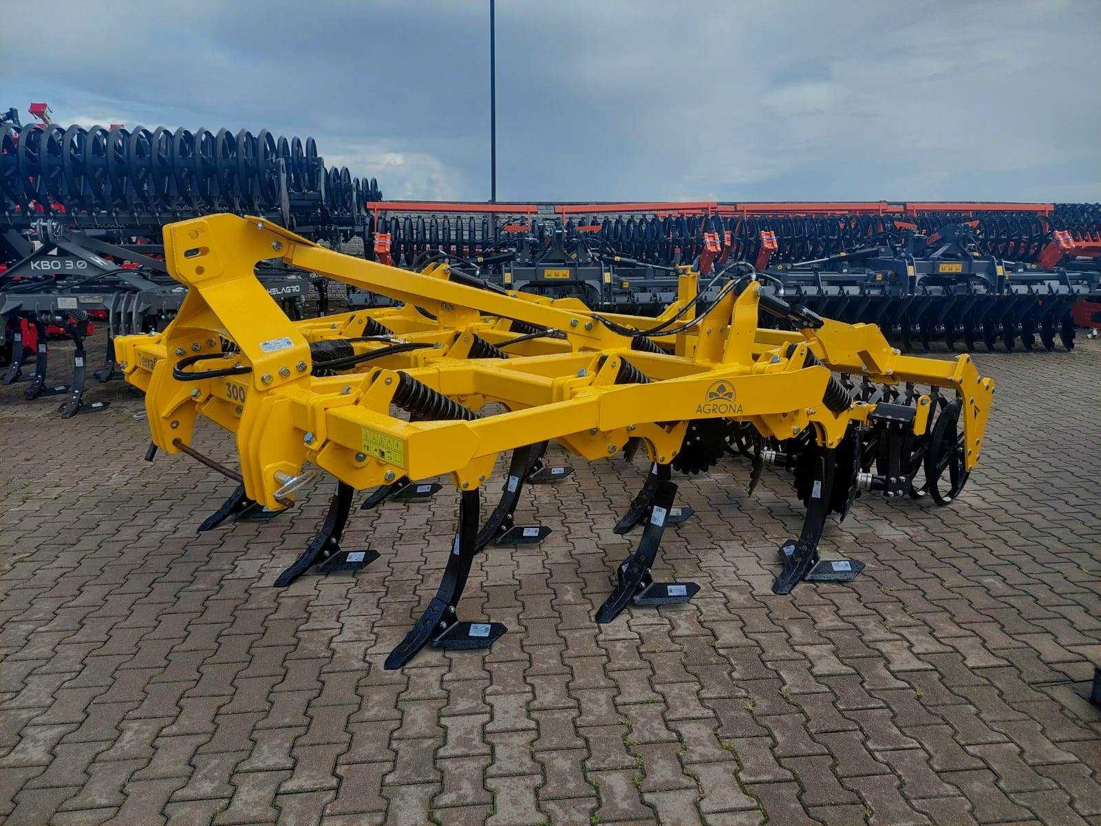 Agregat BEZORKOWY Podorywkowy Ścierniskowy AGRONA 2,5m 3m 4,2m Gruber