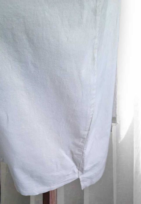 Długa koszula / sukienka koszulowa asymetryczna kieszenie GOYA