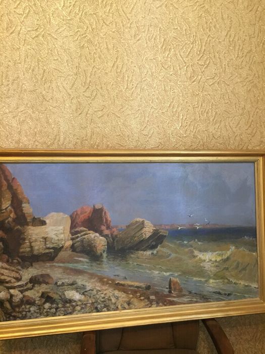 Живопись, морской пейзаж ,картина маслом.