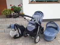 Wózek Baby Design 3w1 gondola spacerówka fotelik + gratisy
