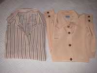 Camisa / Blusa Seda Riscas e marca Plume