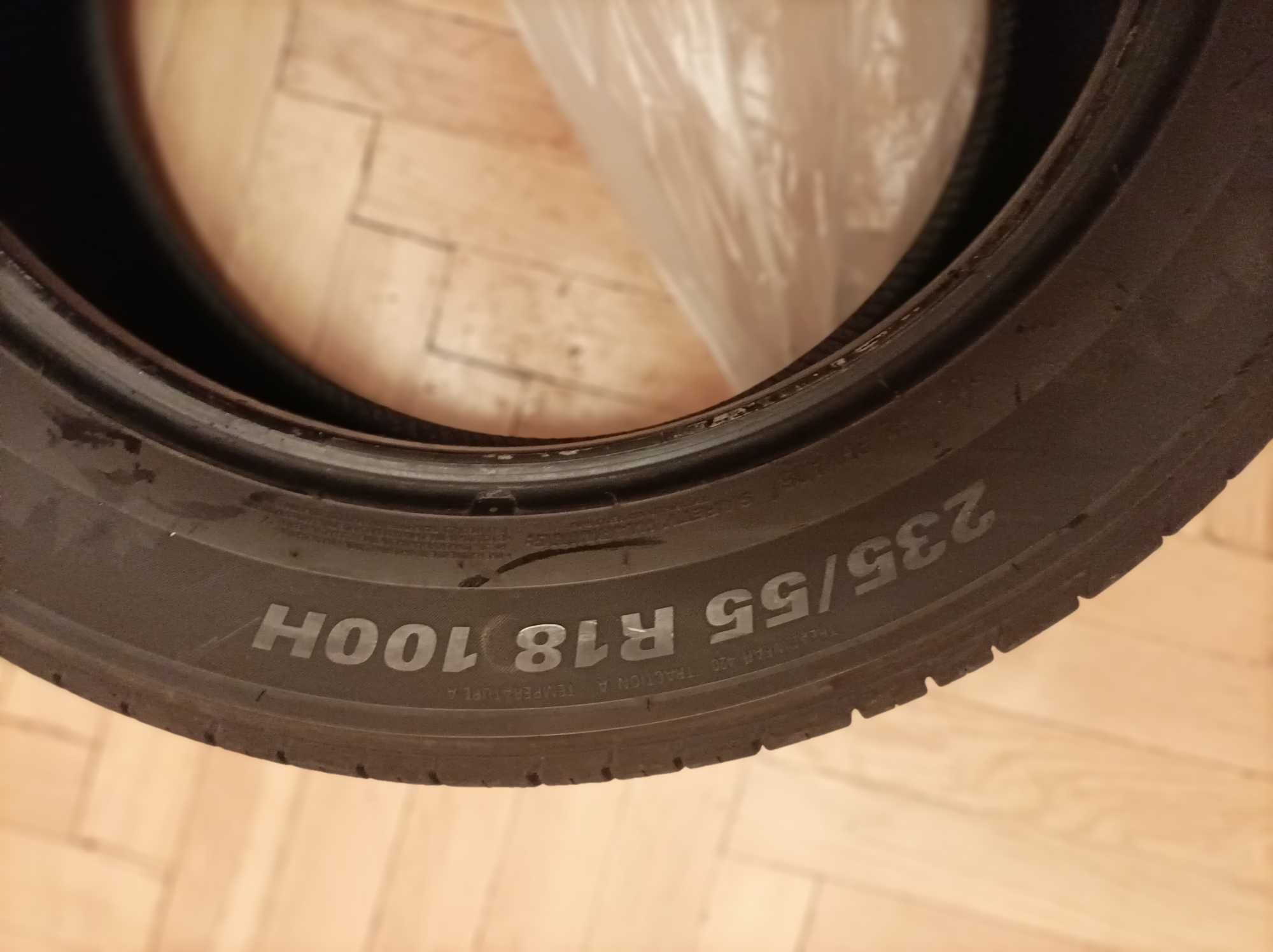 4 szt Opony Kumho Crugen HP91 235/55R18 100H -tylko 2 tys km-nowa -422