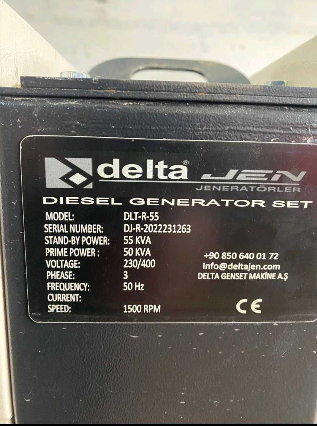 Дизельний генератор Delta Jen DLT-R-55