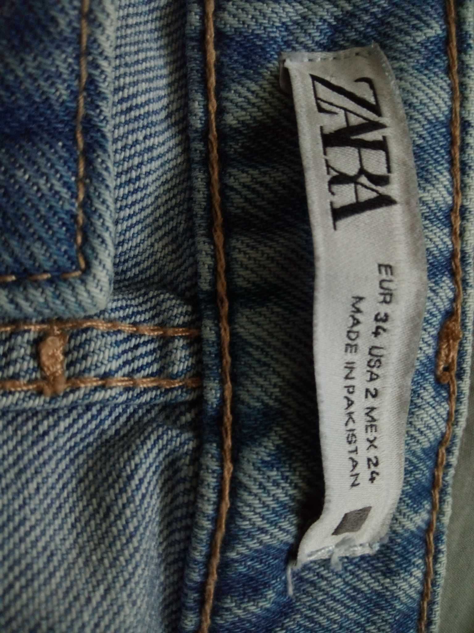 Spodnie jeansowe ZARA r. 34