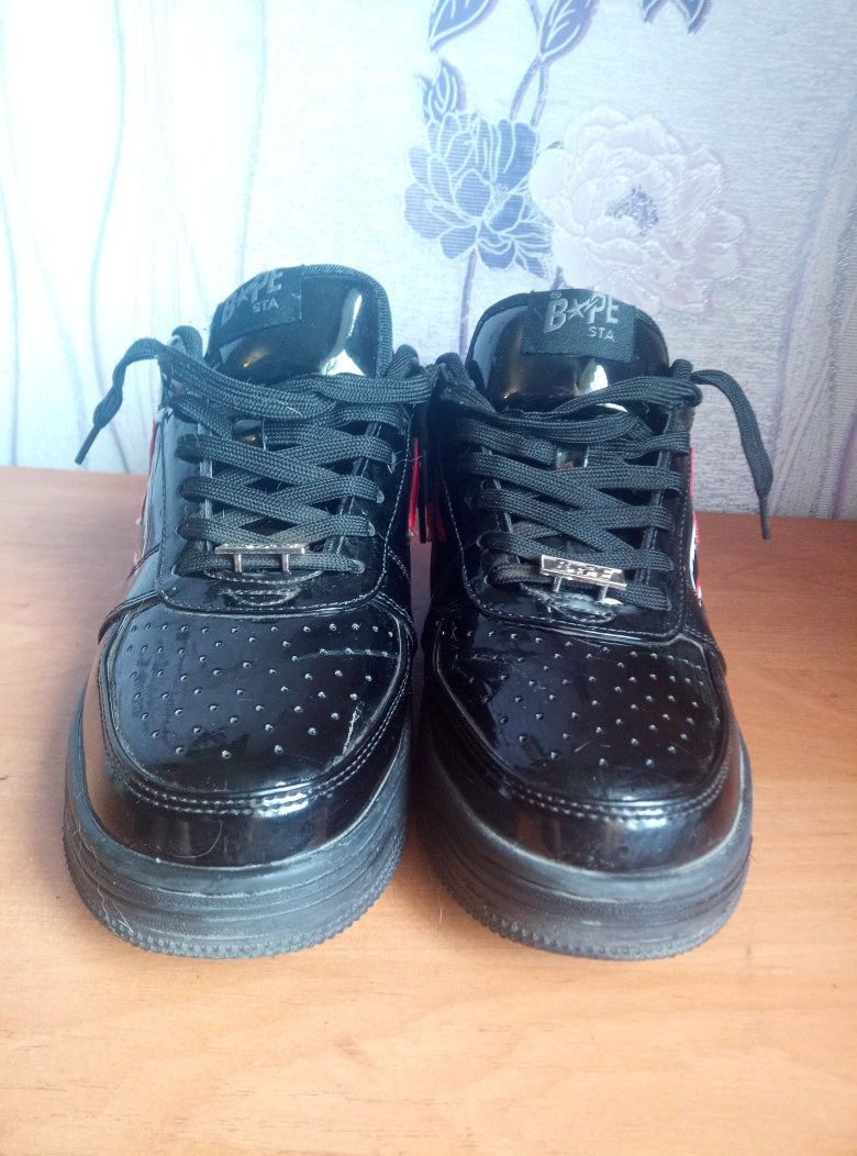 a bathing ape bapesta shark black