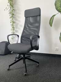 Krzeslo fotel  biurowe obrotowe Ikea Markus