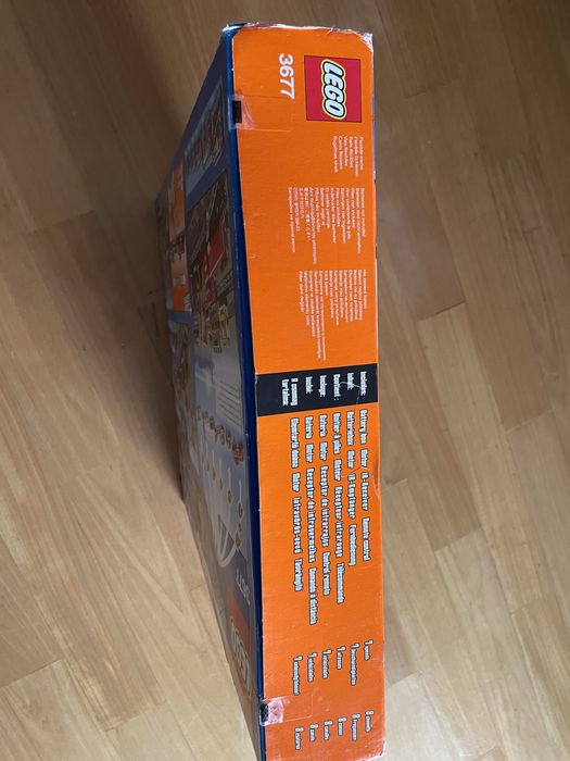 Lego 3677 red cargo train, novo em caixa selada.