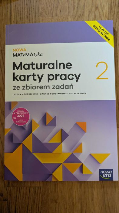 Nowy podręcznik+Maturalne karty pracy -Nowa matematyka 2