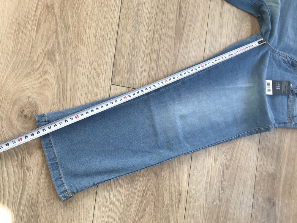 Spodnie jeans capri jansowe esmara nowe 34 36 stretch 3/4 rybaczki
