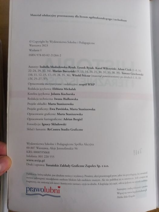 Historia i teraźniejszość.  2