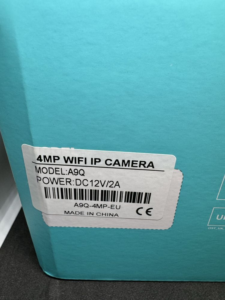 Podwójna kamera zewnętrzna obrotowa WiFi 4MP