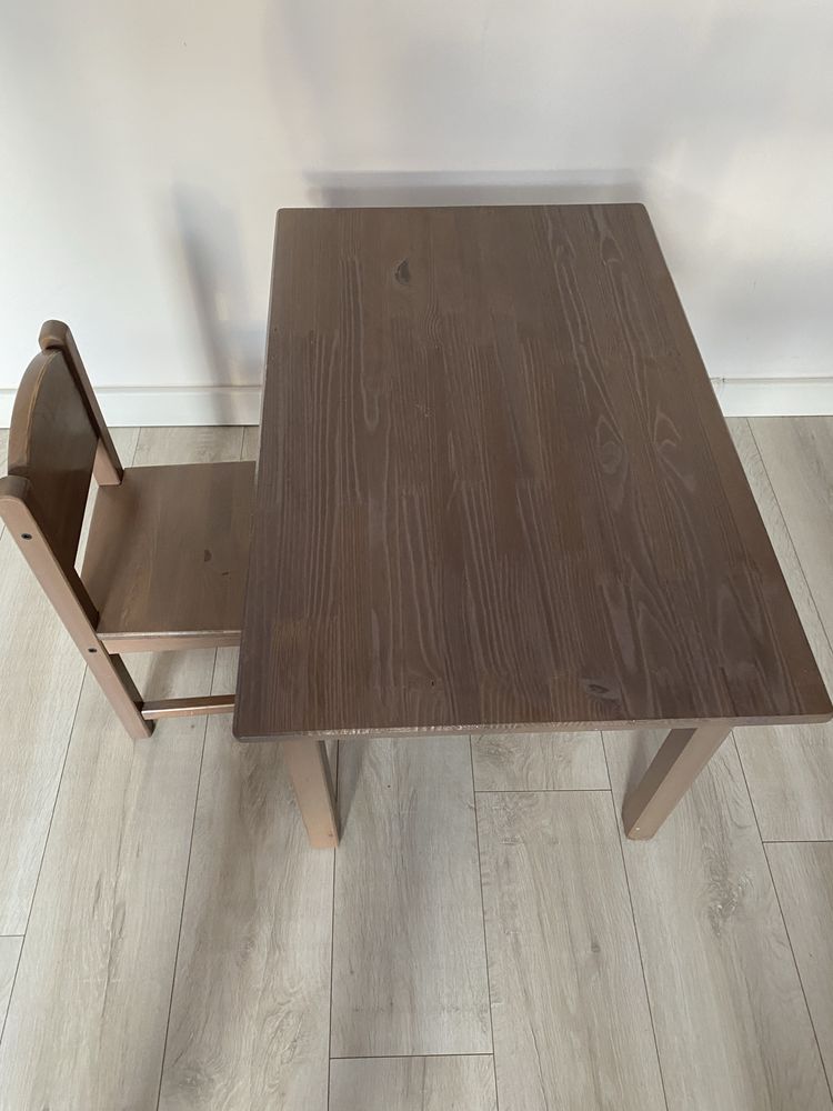 Stolik i krzeselko dzieciece SUNDIIUK IKEA