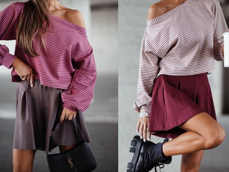 Xana czekoladowe j nowe spódnico spodenki motylki S-M-L