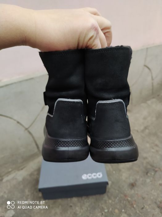 Ecco 34 28 ботинки на дівчинку зимові уггі черевики чоботи сапоги ессо