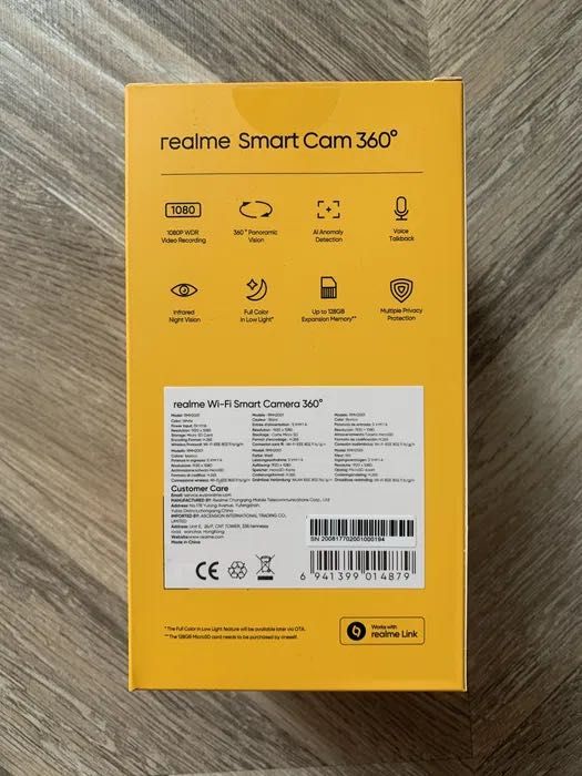Kamera IP realme Realme Smart Camera 360 Wi-Fi White EU