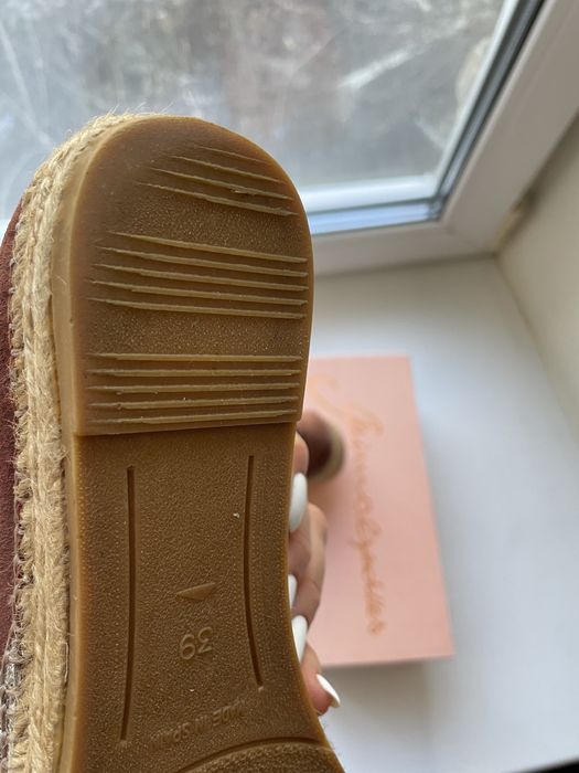 Еспадрильї жіночі бренду Gaimo (шкіра, 39 розмір)