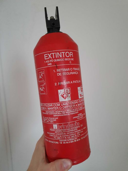 Extintores Pó Químico 1kg / 2kg