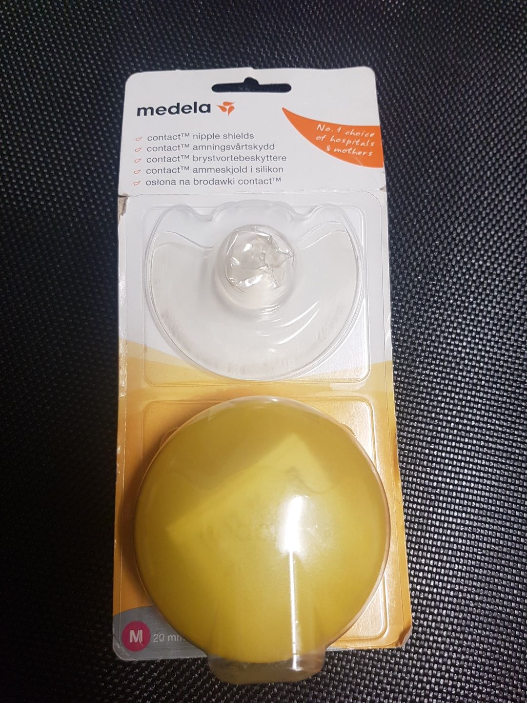 Medela- osłonki na brodawki przy kamieniu rozm.M 2 szt