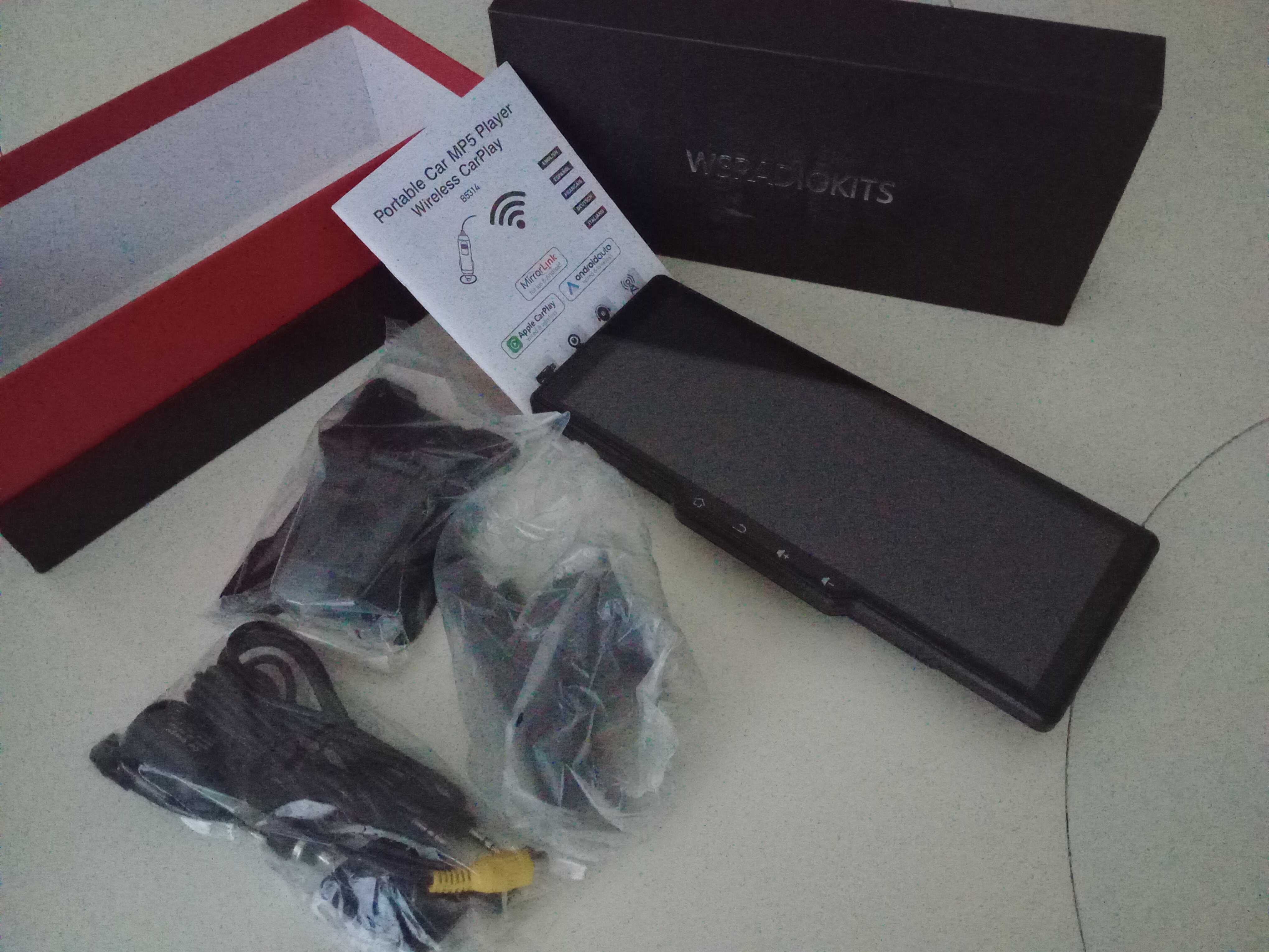 Ecrã 10,26" recetor de audio portátil para carro